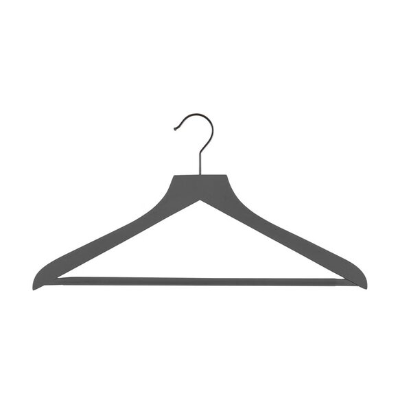 The Container Store Other - Container Store Wooden Shirt Hanger Ribbed Bar Grey Pkg/20